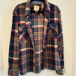 Vintage Plaid Flannel Shirt
